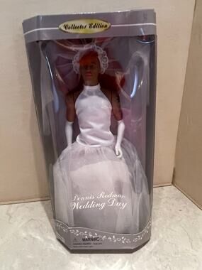 Vintage Dennis Rodman Wedding Day Street Players Doll/Figurine 11.5”